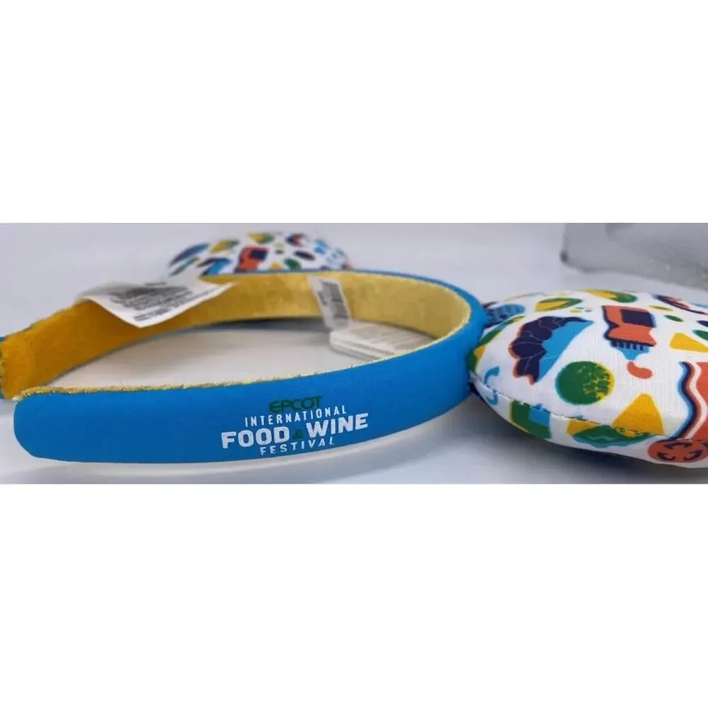 NWT Disney Parks Epcot Food Wine Festival 2023 Choose Your Course Ears Headband
